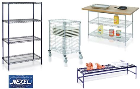 Nexel Chrome Wire Shelving, Heavy Duty Shelving, Warehouse and ...