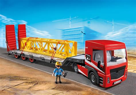 Playmobil Construction - Heavy-Goods Vehicle - - Fat Brain Toys