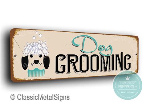 Dog Grooming Sign | Dog Grooming Signs | Dog Grooming Business Sign