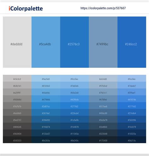 53 Latest Color Schemes with Royal Blue And Cadet Blue Color tone ...