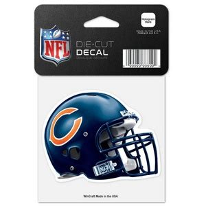 Chicago Bears Helmet - 4x4 Die Cut Decal at Sticker Shoppe