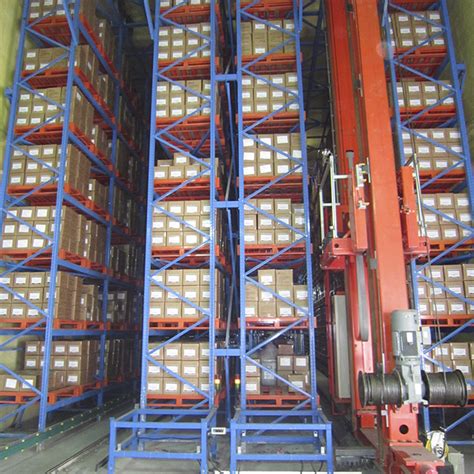 Selective ASRS Lift Stacker Crane Pallet Warehouse Animation from China ...