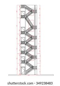 Fire Escape Stairs Photos, Images & Pictures | Shutterstock