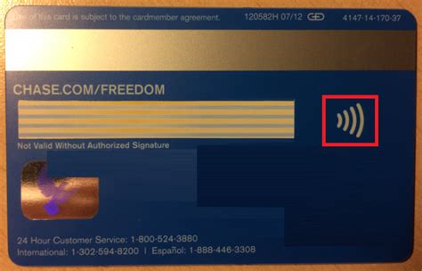 My New Chase Freedom Visa Signature came with Chase Blink (Visa PayWave ...