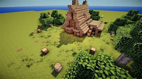 Medieval Woodcutter House Minecraft Project