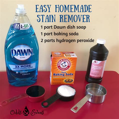 Easy Homemade Stain Remover - (How To Get Stains Out of Baby/Kid ...