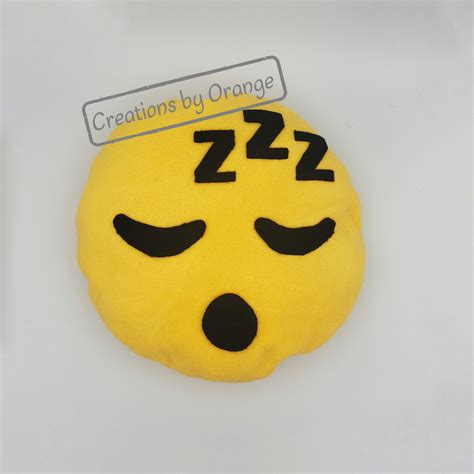 Sleepy Emoji Plush Pillow