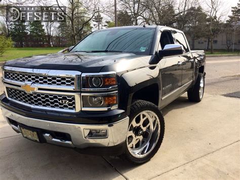 Wheel Offset 2017 Chevrolet Silverado 1500 Super