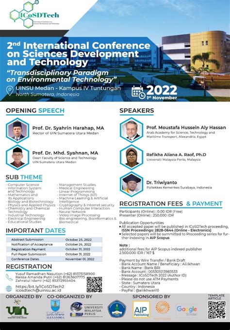 2nd International Conference on Sciences Development and Technology ...