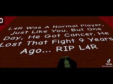 first player of Roblox L4R we will never forget you - YouTube