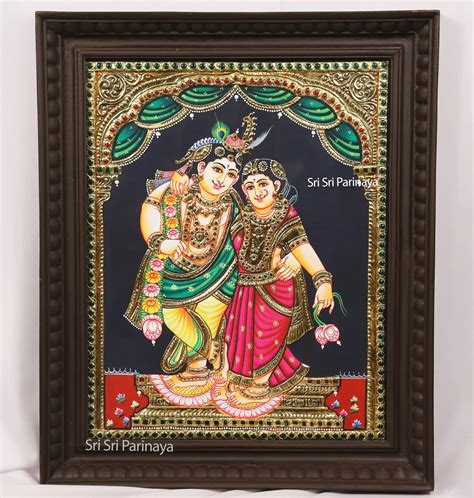 Radha Krishna Tanjore Painting 1 - Buy Tanjore Paintings in Hyderabad