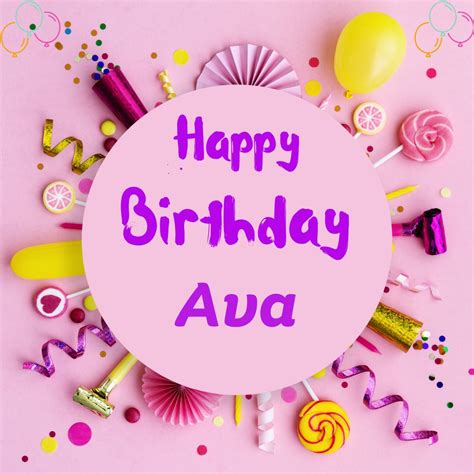 ᐅ143+ Happy Birthday Ava Cake Images Download