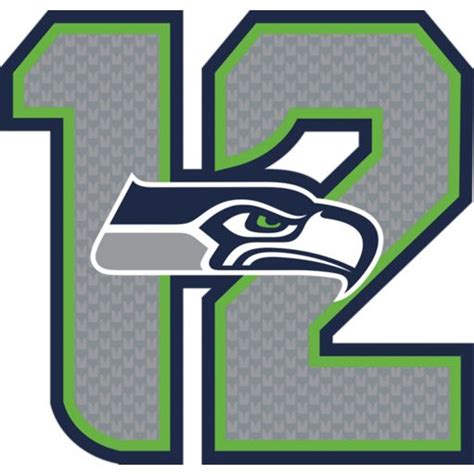 Seattle Seahawks 12 Logo | Seahawks fans, Seahawks and Seahawks gear