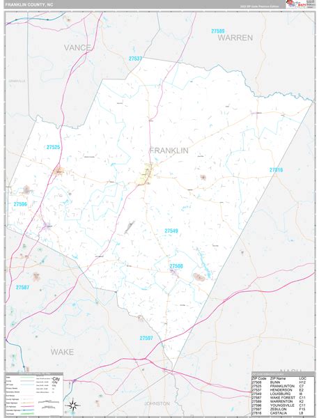 Franklin County, NC Maps