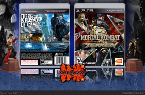 Mortal Kombat Vs. Tekken PlayStation 3 Box Art Cover by spypilot