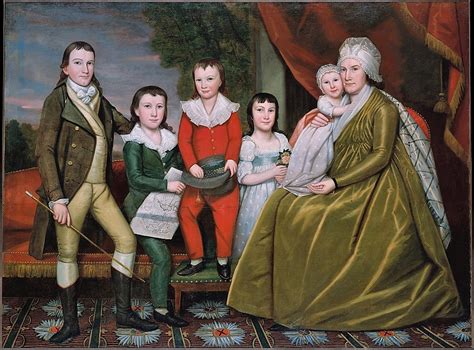 Women in 18C British Colonial America: 1798 American Family