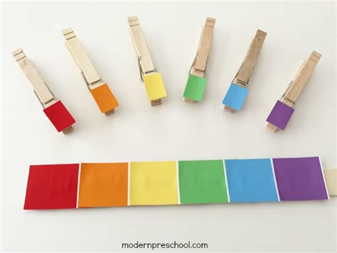 Rainbow Paint Chip Color Match