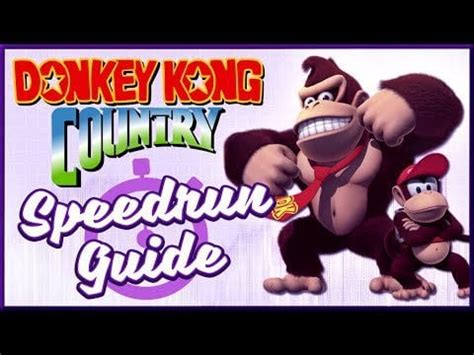 Donkey Kong Country All Levels Speedrun Guide - for those wanting to ...