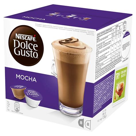 Nescafé Dolce Gusto Mocha Coffee Pods, 16 Capsules (8 Servings): Amazon ...