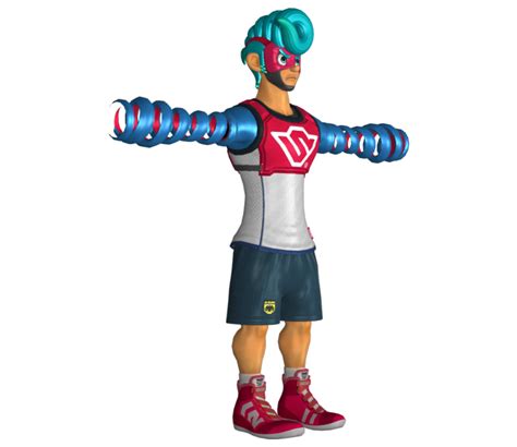 Nintendo Switch - ARMS - Spring Man - The Models Resource