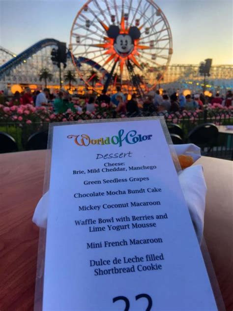 World of Color Dessert Party at Disneyland - Bucket List Publications