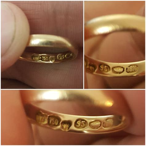 I found this 18K Gold ring but can anyone tell me what are these other ...