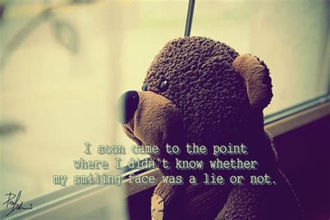 Sad Teddy Bear Quotes. QuotesGram