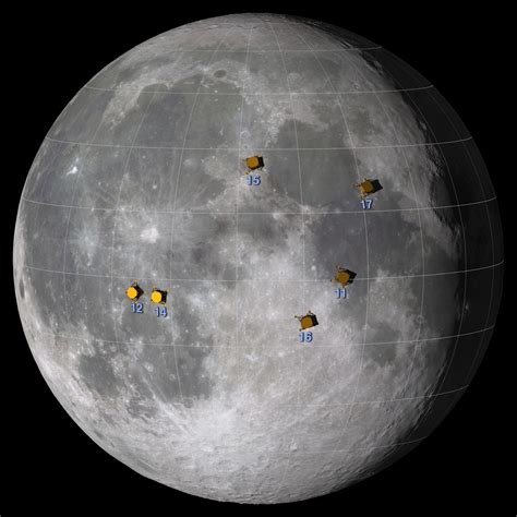 Apollo landing sites | The Planetary Society