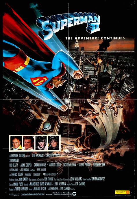 Superman II (1980) Original English One-Sheet Movie Poster - 27" x 40 ...