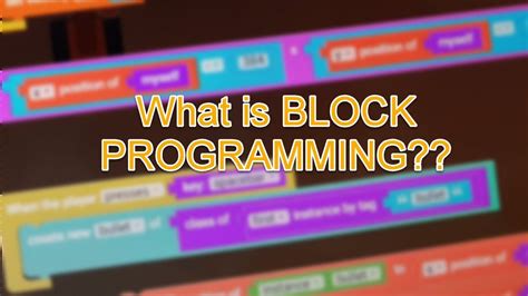 What is coding or "Block Programming"? - YouTube