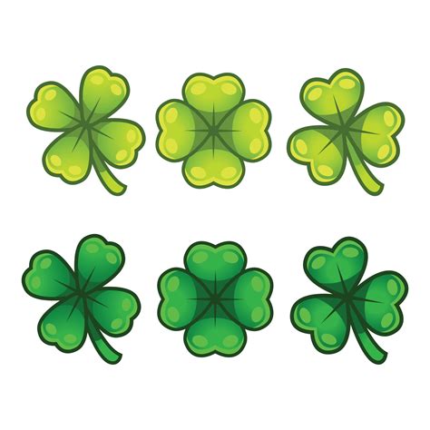 Cartoon 4 leaf clover. Isolated vector illustration. 23844986 Vector ...