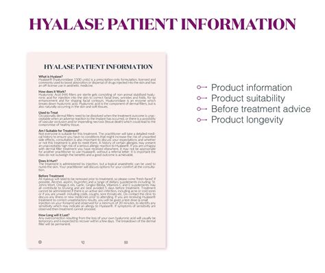 Hyaluronidase hyalase® Bundle. Hyalase Consent Form. Hyalase - Etsy Canada