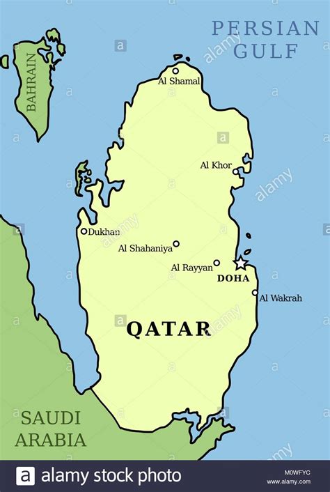 Al Shahaniya Qatar Map - Mendekar