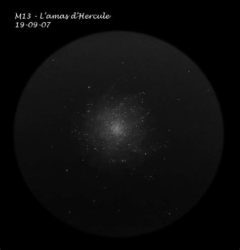 Globular cluster M13 - Sketching - Cloudy Nights