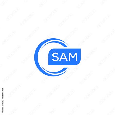 SAM letter design for logo and icon.SAM typography for technology ...