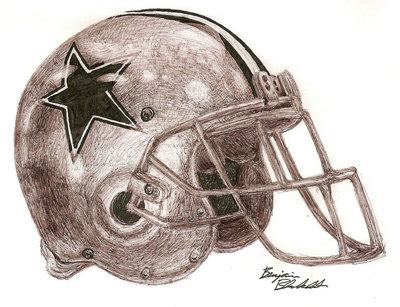 Cowboys Helmet Drawing at GetDrawings | Free download