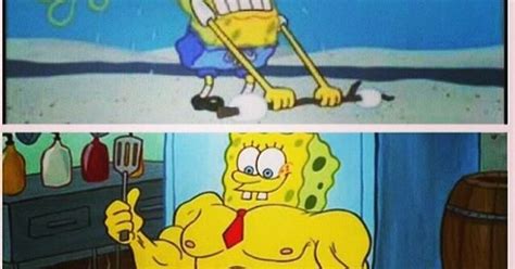 Buff spongebob | In shape! | Pinterest | Spongebob