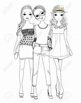 Kleurplaat Topmodel Bff – Kleurplaten sketch template