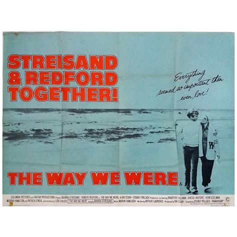 Way We Were, The, 1973 Poster For Sale at 1stDibs | barbra streisand boyfriend 1973