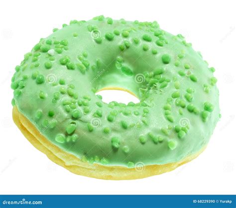 Green Glazed Donut Stock Photos - Royalty Free Pictures