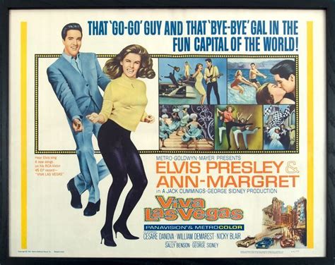 Lot Detail - Elvis Presley Original "Viva Las Vegas" Movie Poster