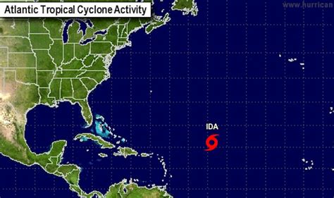 TS Joaquin 2015 National Hurricane Center Projected Path Anticipated