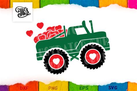 Valentine Truck Svg Bundle (Graphic) by Illustrator Guru · Creative Fabrica