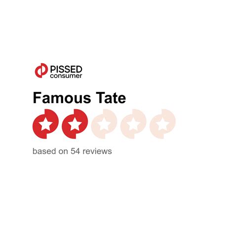 Famous Tate Reviews and Complaints @ Pissed Consumer Page 3