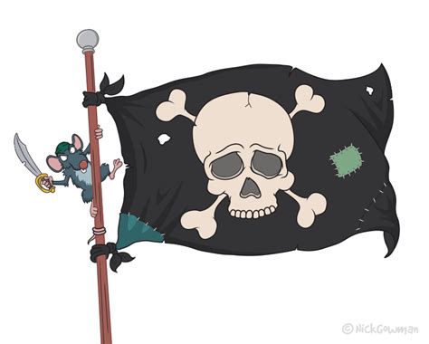 Animated Pirate Flag