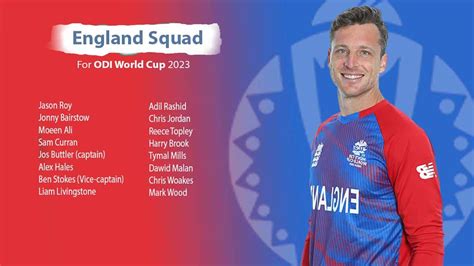 England Squad For ODI World Cup 2023, Player List, Schedule - CricGram