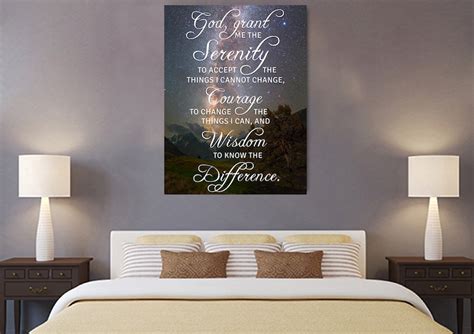 Serenity Prayer 3 Wall Art Canvas Print Framed Wall Hanging | Etsy