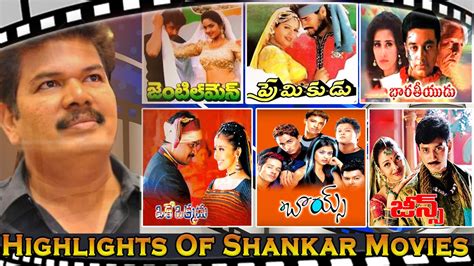 Highlights of Director Shankar Telugu Movies || Birthday Special Video ...