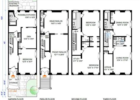 Kelly Osborne Trending: Brownstone Brooklyn Floor Plan