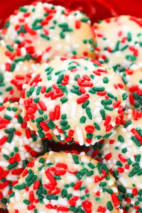 Christmas Sugar Cookies with Sprinkles